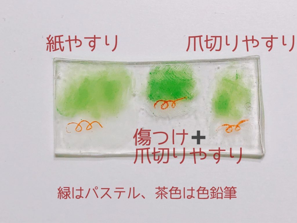 色えんぴつ パステルで着色 紙やすりを代用する方法を２つ考えてみた Suisuisuizoo